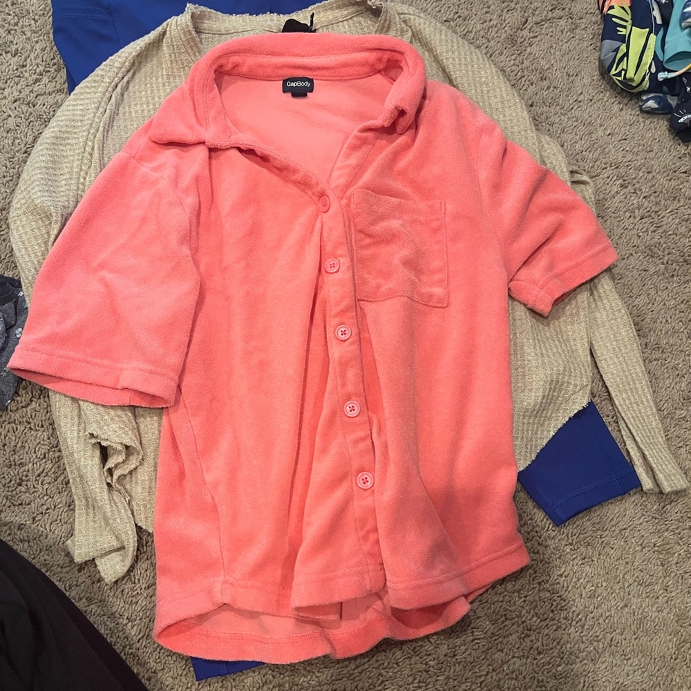 Women’s Terry Cloth Pajama Shirt